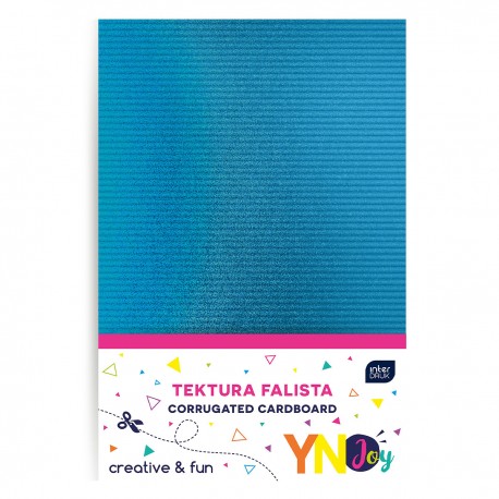 300416 TEKTURA DEKORACYJNA FALISTA MIX METALLIC 5 szt. BREWIS