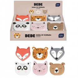 349187 GUMKA DO ŚCIERANIA BEBE FRIENDS ZWIERZAKI INTERDRUK