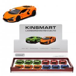 047035 KINSMART AUTO METALOWE LAMBORGHINI REVUELTO MIX KOLORÓW HIPO