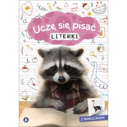 077339 SKRZAT UCZĘ SIĘ PISAĆ - LITERKI Z NAKLEJKAMI SZOP