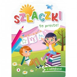077155 SKRZAT KSIĄŻECZKA TO PROSTE! - SZLACZKI Z NAKLEJKAMI
