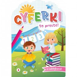 077148 SKRZAT KSIĄŻECZKA TO PROSTE! - CYFERKI Z NAKLEJKAMI