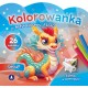 078886 SKRZAT KOLOROWANKA Z TATUAŻAMI FLUO - SMOKI