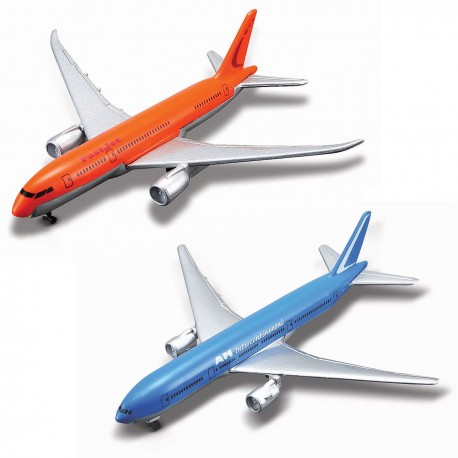 150886 SAMOLOT METALOWY MIX WZORÓW BLISTER PULIO