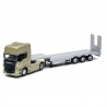 WELLY TRUCK SCANIA V8 R730 Z LAWETĄ 1:64 SREBRNY 581251