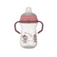 870000 CANPOL KUBEK Z SILIKONOWYM USTNIKIEM FIRSTCUP 250 ML RÓŻOWY