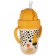 893245 CANPOL KUBEK TRENINGOWY NIEKAPEK Z ODWAŻNIKIEM 270 ML GEPARD ŻÓŁTA