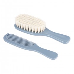 890855 CANPOL SZCZOTKA + GRZEBIEŃ DLA NIEMOWLĄT NIEBIESKI 0m+