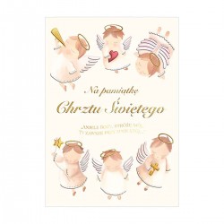 487240 KARNET A5 CHRZEST ANIOŁKI HENRY