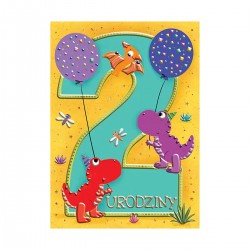 485239 KARNET B6 "2" DINOZAURY HENRY