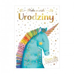 483686 KARNET B6 URODZINY JEDNOROŻEC Z GWIAZDĄ HENRY
