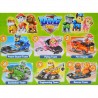 903021 KLOCKI POJAZD PSIA STRAŻ 6 WZORÓW CABO-TOYS