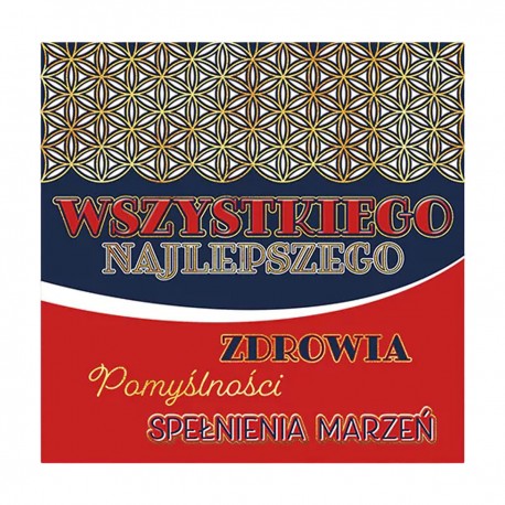 483747 KARNET KWADRATOWY GRANATOWY WSZYSTKIEGO NAJLEPSZEGO HENRY