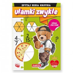 900126 MARTEL KSIĄŻECZKA UŁAMKI ZWYKŁE. SPYTAJ MISIA KRZYSIA