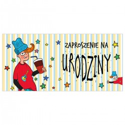 5668545 ZAPROSZENIE DLA CHŁOPAKA 5 SZTUK + KOPERTY HENRY