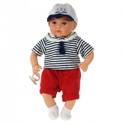 603592 LALKA BOBAS Z DŹWIĘKIEM W PUDEŁKU ŚPIEWA I MÓWI PO POLSKU ADAR