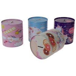 610859 SKARBONKA METALOWA PUSZKA - JEDNOROŻEC MIX ADAR