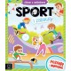 131659 ALBUM Z NAKLEJKAMI SPORT I ZABAWA POZNAJĘ I WYKLEJAM AKSJOMAT