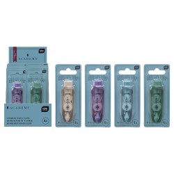 363015 KOREKTOR W TAŚMIE 5m. ACADEMY 4 KOLORY INTERDRUK