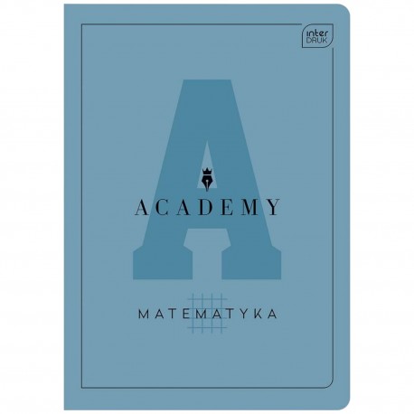 316516 ZESZYT W KRATKĘ A5 60 MATEMATYKA ACADEMY INTERDRUK