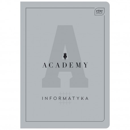 316547 ZESZYT W KRATKĘ A5 60 INFORMATYKA ACADEMY INTERDRUK