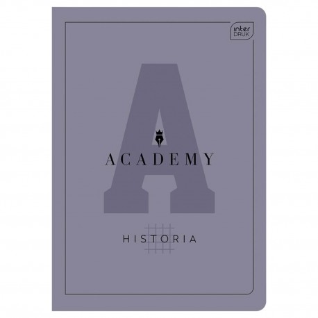 316585 ZESZYT W KRATKĘ A5 60 HISTORIA ACADEMY INTERDRUK