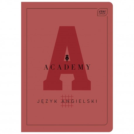 316592 ZESZYT W KRATKĘ A5 60 J. ANGIELSKI ACADEMY INTERDRUK