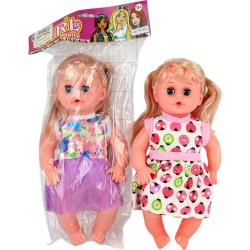 299662 LALKA BOBAS w WARKOCZACH Z DŹWIĘKIEM 30 CM DROMADER