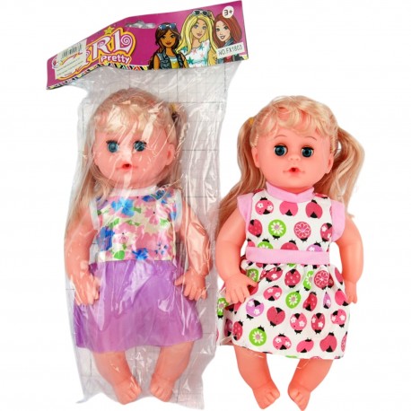 299662 LALKA BOBAS w WARKOCZACH Z DŹWIĘKIEM 30 CM DROMADER