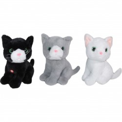 170750 SUN-DAY ŚREDNI PLUSZAK PLUSZOWY KOT Z GŁOSEM 25 CM 3 KOLORY