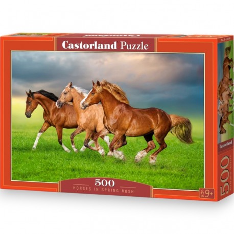 054084 CASTORLAND PUZZLE 500 EL KONIE W GALOPIE