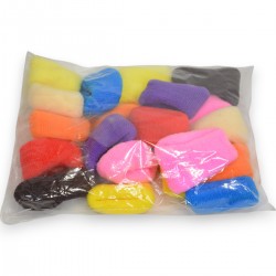 FROTKA GRUBA OZDOBA DO WŁOSÓW MIX KOLORÓW