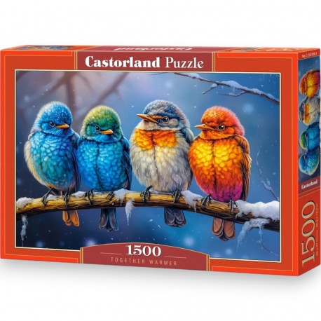 152193 CASTORLAND PUZZLE 1500 EL RAZEM CIEPLEJ PTASZKI