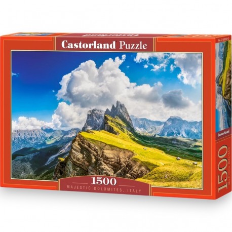 152247 CASTORLAND PUZZLE 1500 EL MAJESTATYCZNE GÓRY DOLOMITY WŁOCHY