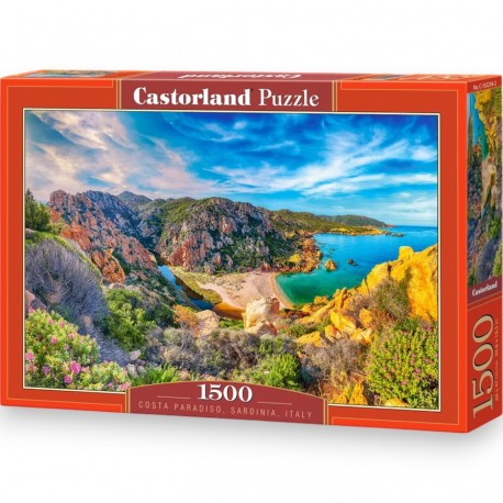 152254 CASTORLAND PUZZLE 1500 EL COSTA PARADISO SARDYNIA WŁOCHY