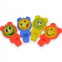010517 BRELOK GWIZDEK PLASTIKOWY UŚMIECH MIX KOLORÓW MERCANTE