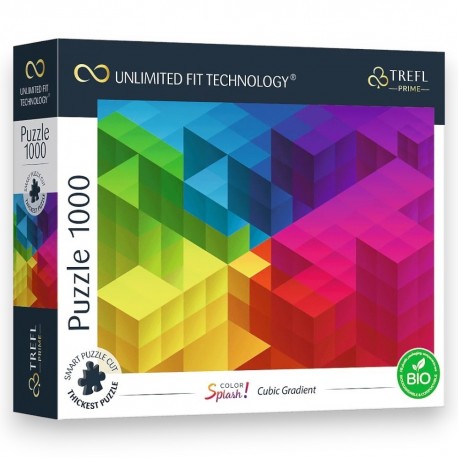 10700 TREFL PUZZLE 1000 el. GRADIENT SZEŚCIENNY, PRIME, UFT