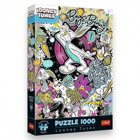 12066 TREFL PUZZLE 1000 el. ZWARIOWANE MELODIE, PREMIUM PLUS QUALITY