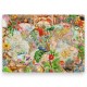 12077 TREFL PUZZLE 1000 el. ANTYCZNA MAPA ŚWIATA, TEA TIME, PREMIUM PLUS QUALITY