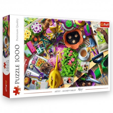 10927 TREFL PUZZLE 1000 el. PORZĄDKI W OGRODZIE
