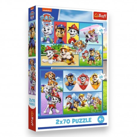 34441 TREFL PUZZLE 2x 70 EL. PSI PATROL RZĄDZI