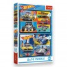 34442 TREFL PUZZLE 2x70 EL. HOT WHEELS, SAMOCHODZIKI