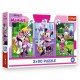 34889 TREFL PUZZLE 3x80 EL. MYSZKA MINNIE I PRZYJACIELE