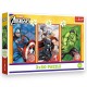 34891 TREFL PUZZLE 3x 50 EL. MERVEL, TWÓJ BOHATER, AVENGERS