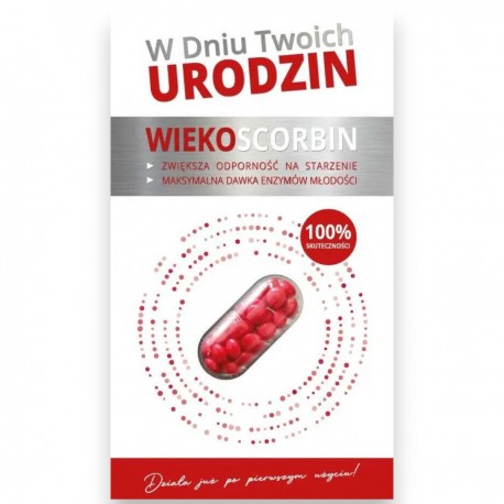 791981 KARNET W DNIU URODZIN, WIEKOSKORBIN, TABLETKI, ARMIN STYLE