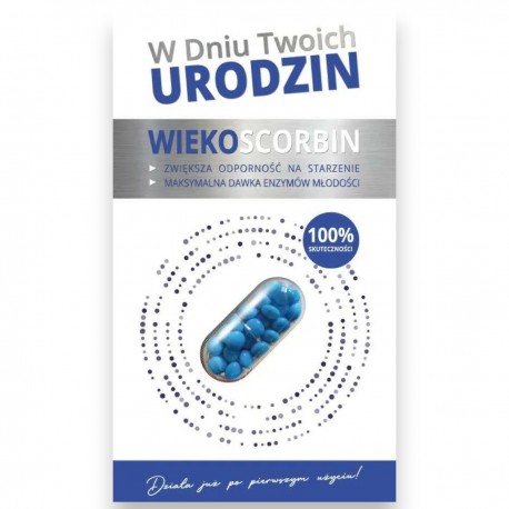 791998 KARNET W DNIU URODZIN, WIEKOSKORBIN, TABLETKI, ARMIN STYLE