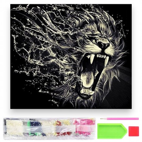 064127 DIAMENTOWA MOZAIKA 40x30 KOLOROWE OKO