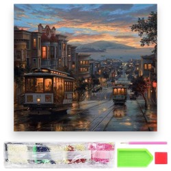 064127 DIAMENTOWA MOZAIKA 40x30 KOLOROWE OKO