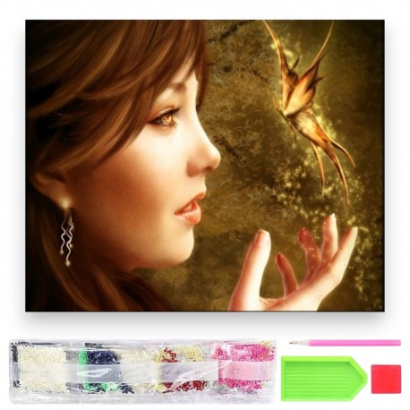 064127 DIAMENTOWA MOZAIKA 40x30 KOLOROWE OKO