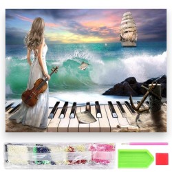 064127 DIAMENTOWA MOZAIKA 40x30 KOLOROWE OKO